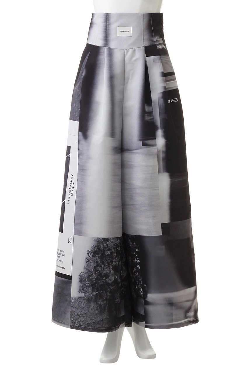 【プランク プロジェクト/PRANK PROJECT】のコラージュフォトハイウエストワイドパンツ 人気、トレンドファッション・服の通販 founy(ファニー) 　ファッション　Fashion　レディースファッション　Fashion for Women　パンツ　Pants & Trousers　シャーリング　Shirring, Ruched　フレア　Flare, Flared　other-2|ID: prp329100003335781 ipo3291000000035693702