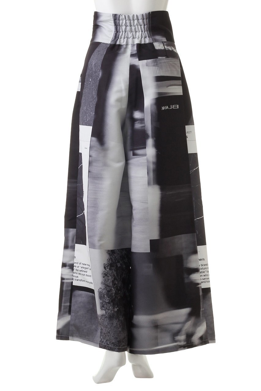 【プランク プロジェクト/PRANK PROJECT】のコラージュフォトハイウエストワイドパンツ 人気、トレンドファッション・服の通販 founy(ファニー) 　ファッション　Fashion　レディースファッション　Fashion for Women　パンツ　Pants & Trousers　シャーリング　Shirring, Ruched　フレア　Flare, Flared　other-4|ID: prp329100003335781 ipo3291000000035693704