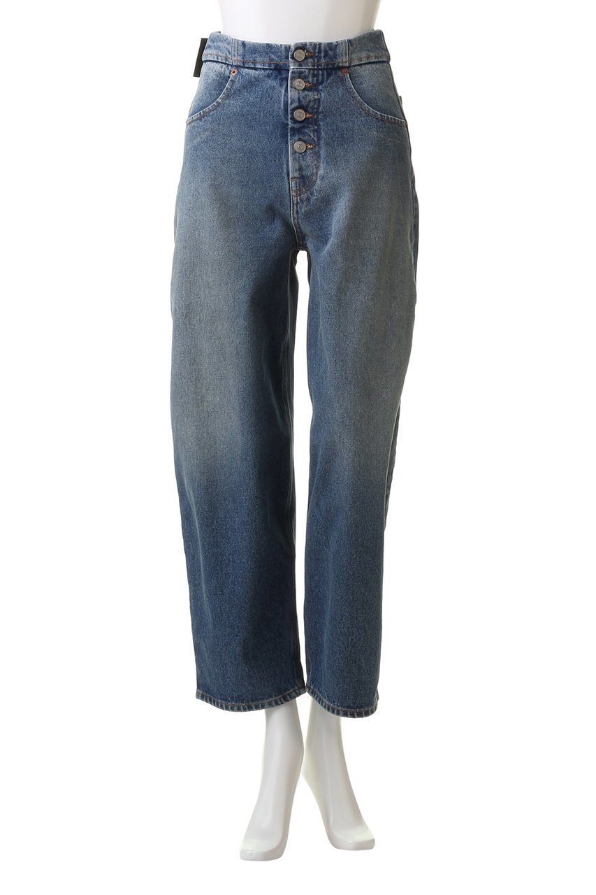 【エムエム6 メゾン マルタン マルジェラ/MM6 Maison Martin Margiela】の5ポケットデニムパンツ 人気、トレンドファッション・服の通販 founy(ファニー) 　ファッション　Fashion　レディースファッション　WOMEN　パンツ　Pants　デニムパンツ　Denim Pants　ストレート　Straight　デニム　Denim　ワイド　Wide　人気　Popularity　other-2|ID: prp329100003335789 ipo3291000000031384006