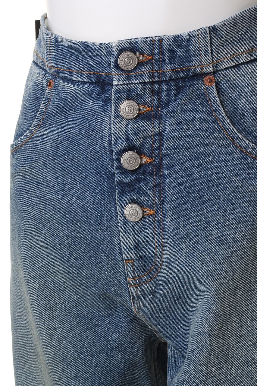 【エムエム6 メゾン マルタン マルジェラ/MM6 Maison Martin Margiela】の5ポケットデニムパンツ 人気、トレンドファッション・服の通販 founy(ファニー) 　ファッション　Fashion　レディースファッション　WOMEN　パンツ　Pants　デニムパンツ　Denim Pants　ストレート　Straight　デニム　Denim　ワイド　Wide　人気　Popularity　other-5|ID: prp329100003335789 ipo3291000000031384012