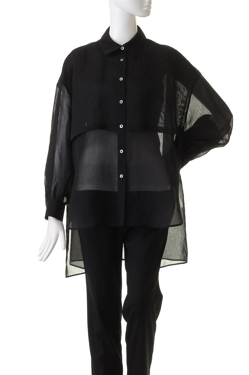 【アドーア/ADORE】のソフトオーガンジーブラウス 人気、トレンドファッション・服の通販 founy(ファニー) 　ファッション　Fashion　レディースファッション　WOMEN　トップス・カットソー　Tops/Tshirt　シャツ/ブラウス　Shirts/Blouses　ギャザー　Gather　スリーブ　Sleeve　セットアップ　Set Up　フロント　Front　ロング　Long　other-2|ID: prp329100003335811 ipo3291000000031459697