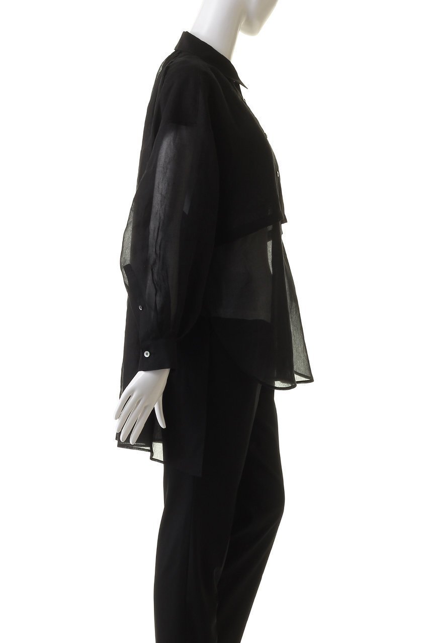 【アドーア/ADORE】のソフトオーガンジーブラウス 人気、トレンドファッション・服の通販 founy(ファニー) 　ファッション　Fashion　レディースファッション　WOMEN　トップス・カットソー　Tops/Tshirt　シャツ/ブラウス　Shirts/Blouses　ギャザー　Gather　スリーブ　Sleeve　セットアップ　Set Up　フロント　Front　ロング　Long　other-3|ID: prp329100003335811 ipo3291000000031459699