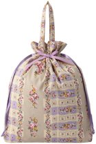 【イクコ/IKUKO】のシングルガーゼ花柄プリント巾着バッグ ベージュ|ID: prp329100003341139 ipo3291000000032862481