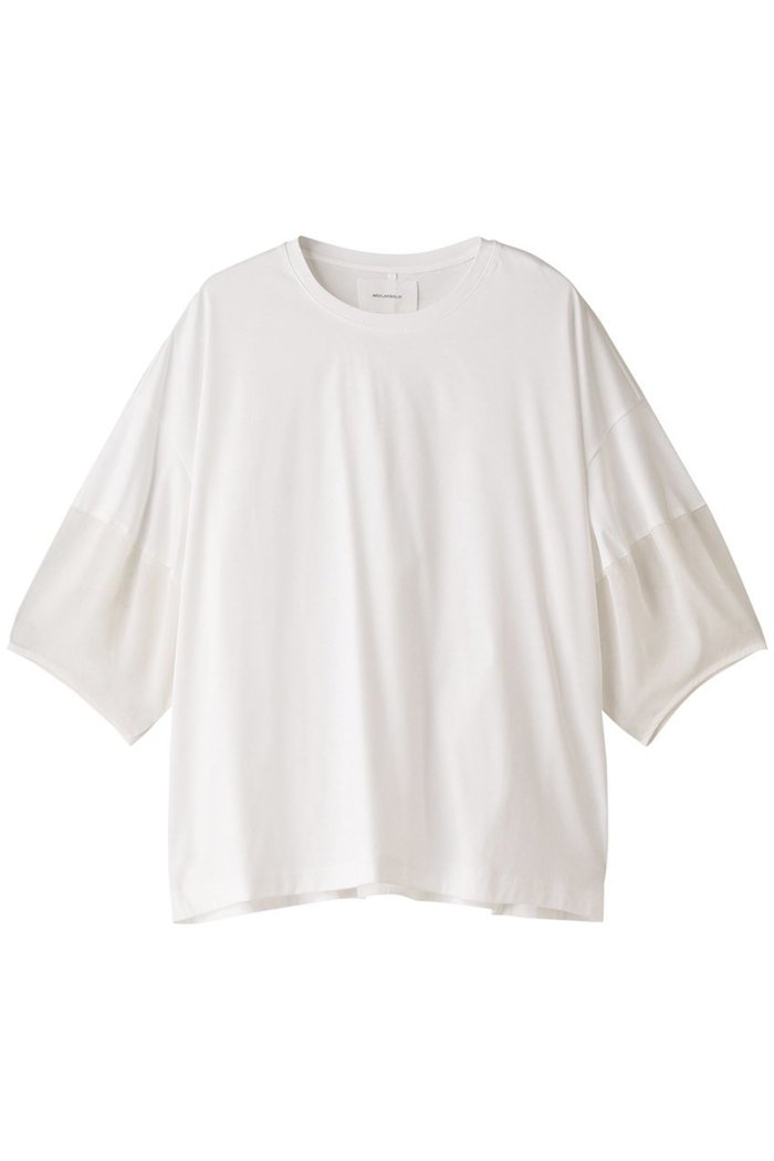 【ミディウミソリッド/MIDIUMISOLID】のsheer cocoon slv T Tシャツ インテリア・キッズ・メンズ・レディースファッション・服の通販 founy(ファニー) https://founy.com/ ファッション Fashion レディースファッション WOMEN トップス・カットソー Tops/Tshirt シャツ/ブラウス Shirts/Blouses ロング / Tシャツ T-Shirts カットソー Cut and Sewn コンシャス Conscious シアー Sheer ショート Short スリーブ Sleeve |ID: prp329100003341154 ipo3291000000029988897