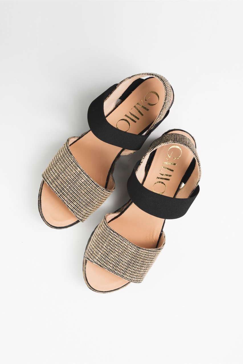 【エスメラルダ/Esmeralda】の【GAIMO】エラスティックダブルソールサンダル 人気、トレンドファッション・服の通販 founy(ファニー) 　ファッション　Fashion　レディースファッション　Fashion for Women　ウェッジ　Wedge Heels　サンダル　Sandals, Summer Shoes　スポーティ　Sporty, Casual Athletic　厚底　Platform Shoes　夏　Summer　other-3|ID: prp329100003341193 ipo3291000000035058792