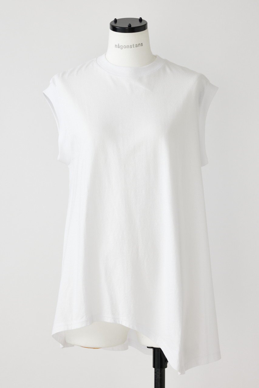 【ナゴンスタンス/nagonstans】のソフト天竺 ラウンドAラインT/T タンクトップ インテリア・キッズ・メンズ・レディースファッション・服の通販 founy(ファニー) 　ファッション　Fashion　レディースファッション　Fashion for Women　トップス・カットソー　Cut & Sew Tops　キャミソール&ノースリーブ　Camisoles & Sleeveless Tops　シャツ・ブラウス・オフィスカジュアル　Elegant Blouses & Button-Ups　ロングTシャツ・Tシャツ　Longline T-Shirts & Tees　カットソー・ベーシックTシャツ　Cut-and-Sewn Tops / Stretch Tees & Basics　キャミソール　Camisole, Spaghetti Strap Top　シンプル　Simple, Minimal　タンク　Tank Top, Sleeveless Top　フレア　Flare, Flared　ラウンド　Round, Round Neck　Salt|ID: prp329100003341209 ipo3291000000035957015