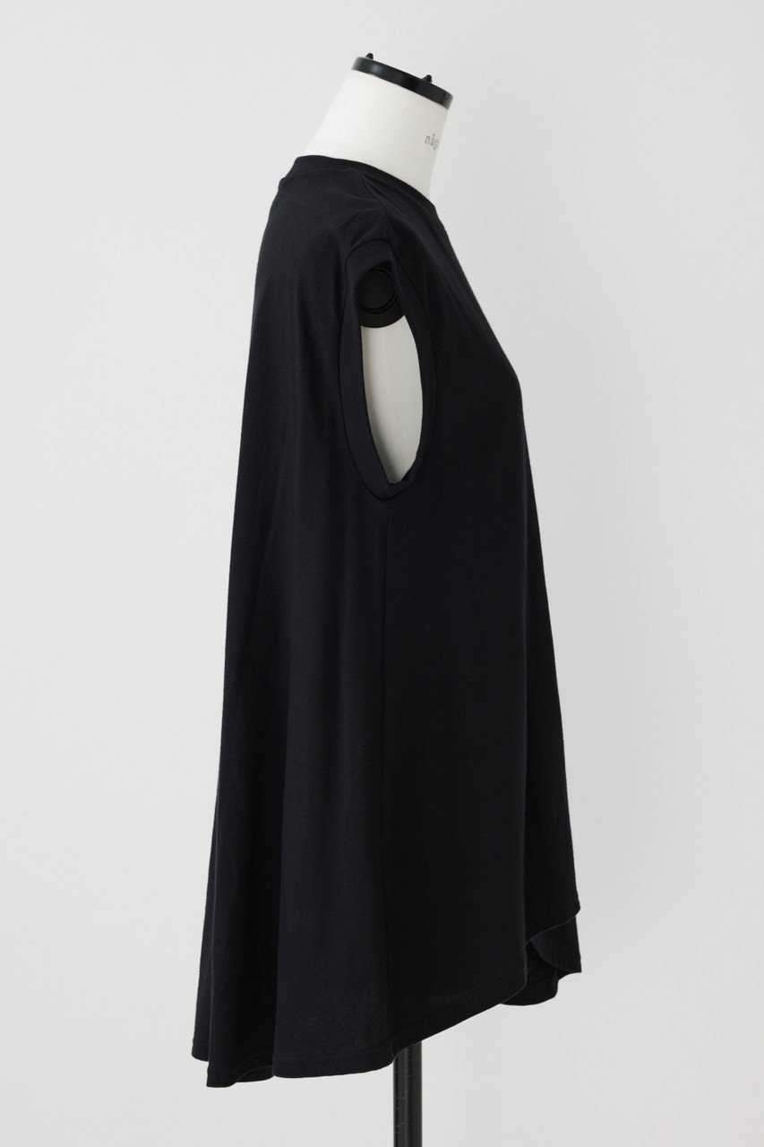 【ナゴンスタンス/nagonstans】のソフト天竺 ラウンドAラインT/T タンクトップ 人気、トレンドファッション・服の通販 founy(ファニー) 　ファッション　Fashion　レディースファッション　Fashion for Women　トップス・カットソー　Cut & Sew Tops　キャミソール&ノースリーブ　Camisoles & Sleeveless Tops　シャツ・ブラウス・オフィスカジュアル　Elegant Blouses & Button-Ups　ロングTシャツ・Tシャツ　Longline T-Shirts & Tees　カットソー・ベーシックTシャツ　Cut-and-Sewn Tops / Stretch Tees & Basics　キャミソール　Camisole, Spaghetti Strap Top　シンプル　Simple, Minimal　タンク　Tank Top, Sleeveless Top　フレア　Flare, Flared　ラウンド　Round, Round Neck　other-4|ID: prp329100003341209 ipo3291000000035957019