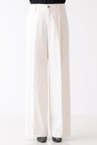 【デザイン ワークス/DESIGN WORKS】のリネンワイドパンツ 人気、トレンドファッション・服の通販 founy(ファニー) ファッション Fashion レディースファッション WOMEN パンツ Pants リネン Linen thumbnail オフホワイト|ID: prp329100003341213 ipo3291000000031065611