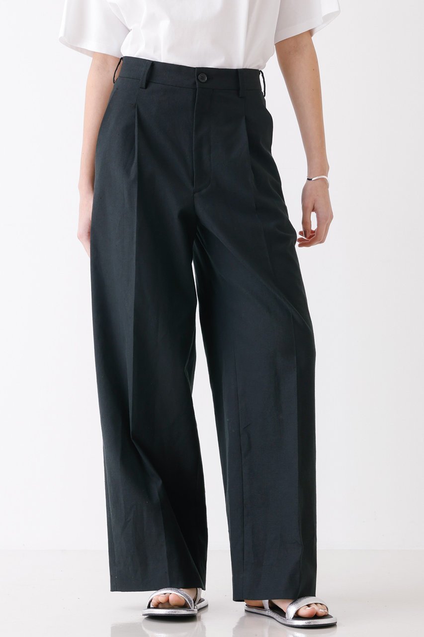 【デザイン ワークス/DESIGN WORKS】のリネンワイドパンツ 人気、トレンドファッション・服の通販 founy(ファニー) 　ファッション　Fashion　レディースファッション　Fashion for Women　パンツ　Pants & Trousers　リネン　Linen, Linen Fabric　other-6|ID: prp329100003341213 ipo3291000000032906456