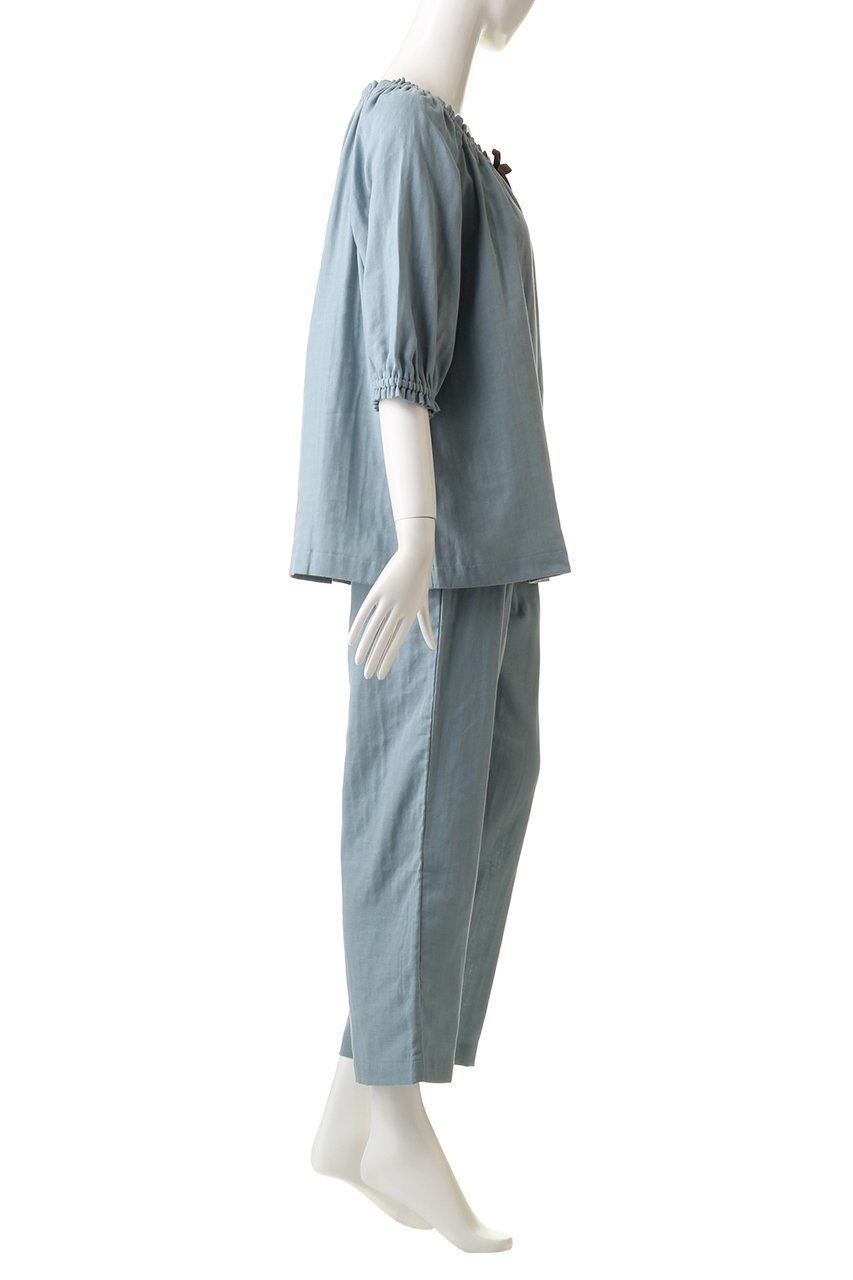 【イクコ/IKUKO】のオーガニックダブルガーゼ前開きパジャマ 人気、トレンドファッション・服の通販 founy(ファニー) 　ファッション　Fashion　レディースファッション　WOMEN　ギャザー　Gather　ダブル　Double　パジャマ　Pajamas　フェミニン　Feminine　リボン　Ribbon　リラックス　Relax　other-3|ID: prp329100003345321 ipo3291000000031407676