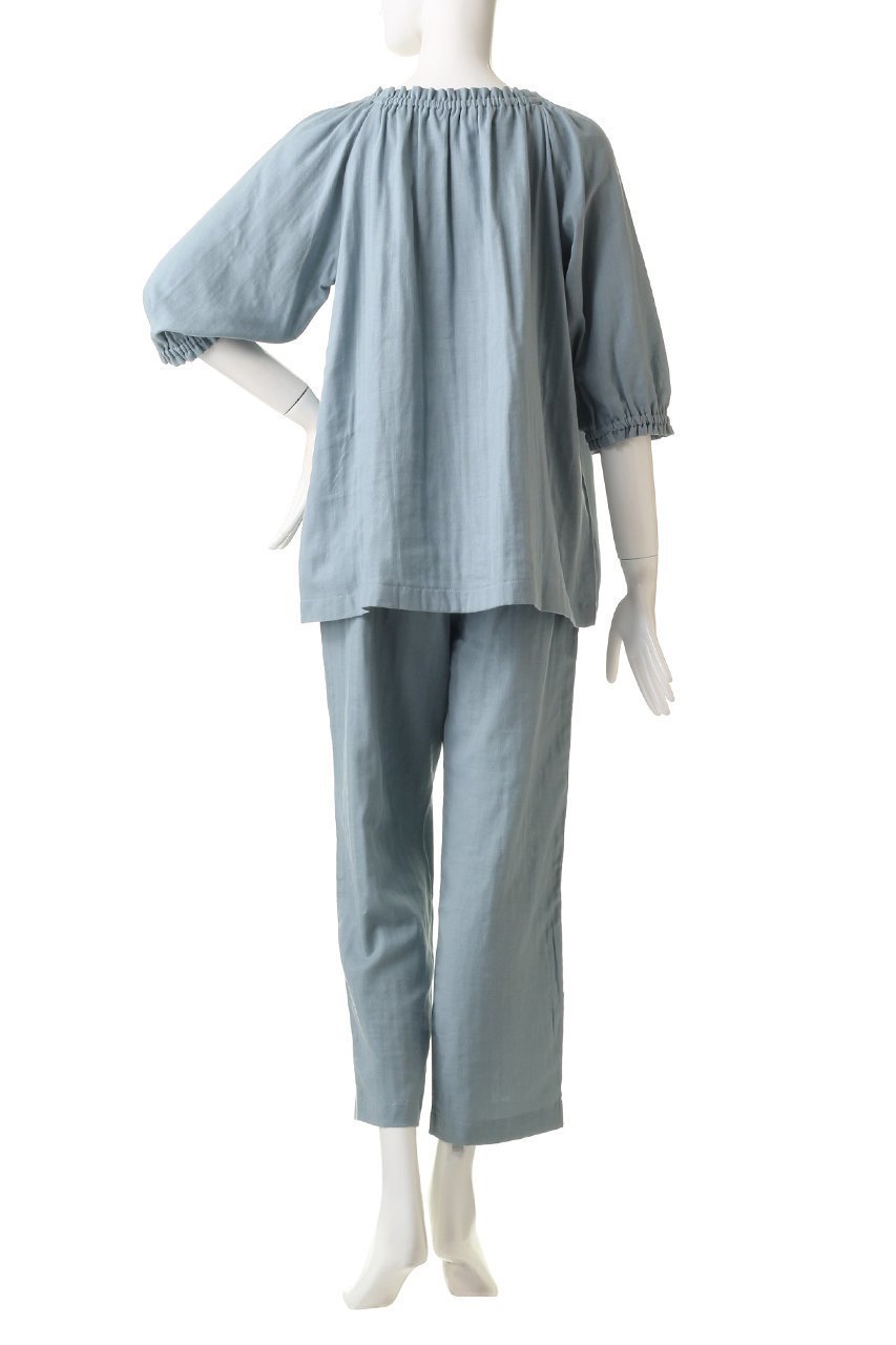 【イクコ/IKUKO】のオーガニックダブルガーゼ前開きパジャマ 人気、トレンドファッション・服の通販 founy(ファニー) 　ファッション　Fashion　レディースファッション　WOMEN　ギャザー　Gather　ダブル　Double　パジャマ　Pajamas　フェミニン　Feminine　リボン　Ribbon　リラックス　Relax　other-4|ID: prp329100003345321 ipo3291000000031407678