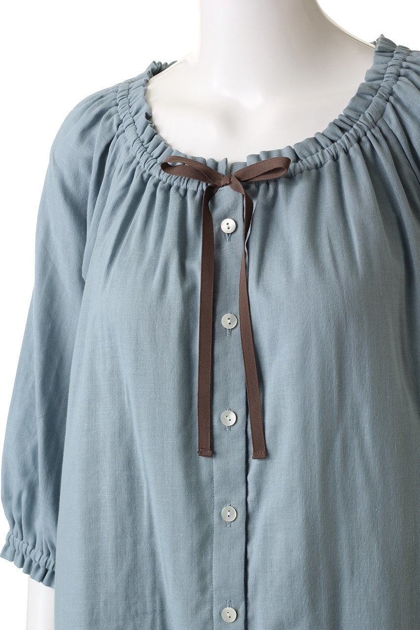 【イクコ/IKUKO】のオーガニックダブルガーゼ前開きパジャマ 人気、トレンドファッション・服の通販 founy(ファニー) 　ファッション　Fashion　レディースファッション　WOMEN　ギャザー　Gather　ダブル　Double　パジャマ　Pajamas　フェミニン　Feminine　リボン　Ribbon　リラックス　Relax　other-5|ID: prp329100003345321 ipo3291000000031407680