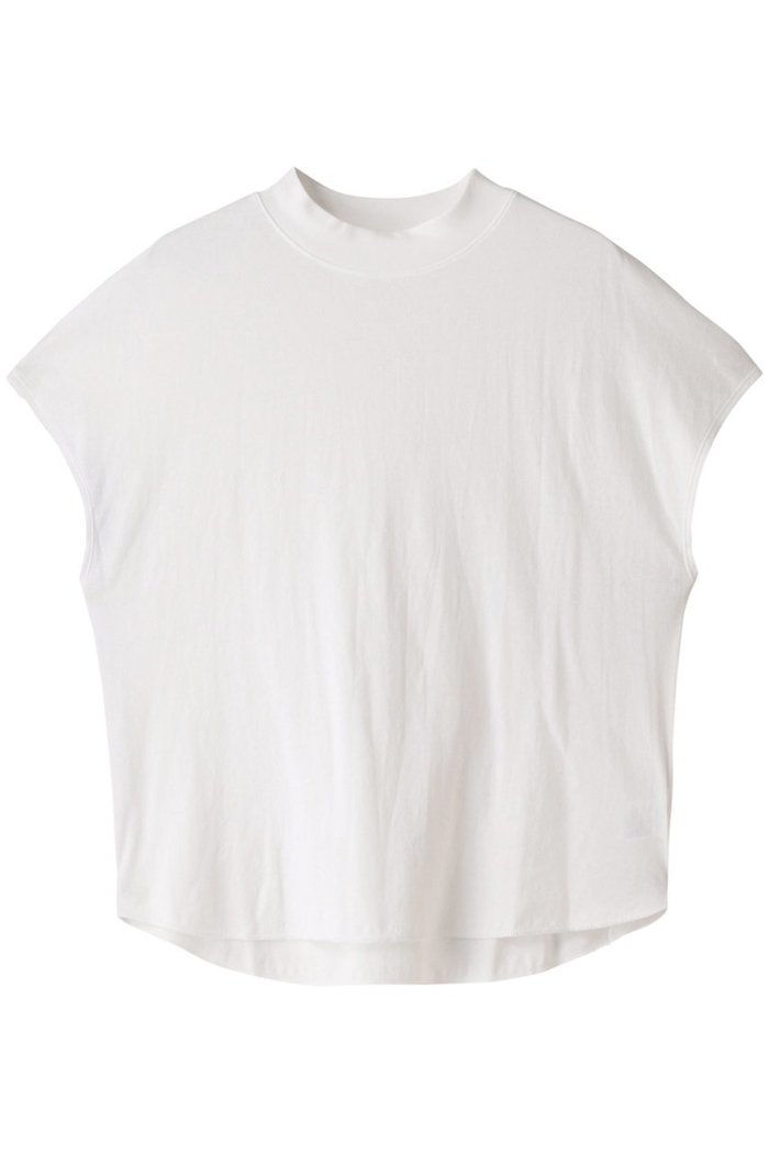 【スリー ドッツ/three dots】のダブルガーゼ モックネックTシャツ インテリア・キッズ・メンズ・レディースファッション・服の通販 founy(ファニー) https://founy.com/ ファッション Fashion レディースファッション Fashion for Women トップス・カットソー Cut & Sew Tops シャツ・ブラウス・オフィスカジュアル Elegant Blouses & Button-Ups ロングTシャツ・Tシャツ Longline T-Shirts & Tees カットソー・ベーシックTシャツ Cut-and-Sewn Tops / Stretch Tees & Basics ショート Short, Short Length シンプル Simple, Minimal スリーブ Sleeve, Long Sleeve / Short Sleeve ダブル Double, Double-Breasted モックネック Mock Neck, Short Turtleneck |ID: prp329100003345341 ipo3291000000035809943