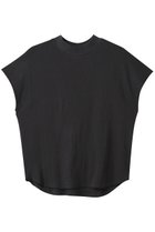 【スリー ドッツ/three dots】のダブルガーゼ モックネックTシャツ 人気、トレンドファッション・服の通販 founy(ファニー) ファッション Fashion レディースファッション Fashion for Women トップス・カットソー Cut & Sew Tops シャツ・ブラウス・オフィスカジュアル Elegant Blouses & Button-Ups ロングTシャツ・Tシャツ Longline T-Shirts & Tees カットソー・ベーシックTシャツ Cut-and-Sewn Tops / Stretch Tees & Basics ショート Short, Short Length シンプル Simple, Minimal スリーブ Sleeve, Long Sleeve / Short Sleeve ダブル Double, Double-Breasted モックネック Mock Neck, Short Turtleneck thumbnail ソフトブラック|ID: prp329100003345341 ipo3291000000036662056