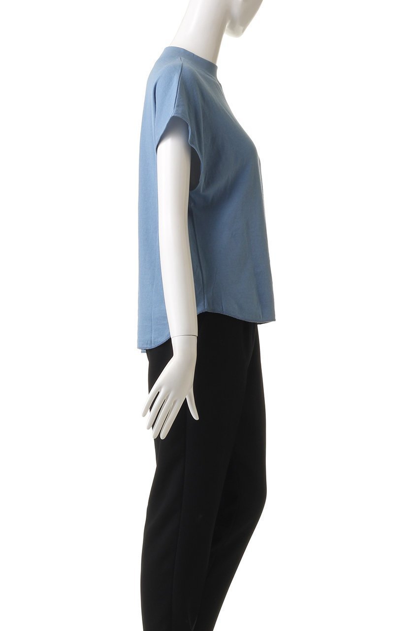 【スリー ドッツ/three dots】のダブルガーゼ モックネックTシャツ 人気、トレンドファッション・服の通販 founy(ファニー) 　ファッション　Fashion　レディースファッション　Fashion for Women　トップス・カットソー　Cut & Sew Tops　シャツ・ブラウス・オフィスカジュアル　Elegant Blouses & Button-Ups　ロングTシャツ・Tシャツ　Longline T-Shirts & Tees　カットソー・ベーシックTシャツ　Cut-and-Sewn Tops / Stretch Tees & Basics　ショート　Short, Short Length　シンプル　Simple, Minimal　スリーブ　Sleeve, Long Sleeve / Short Sleeve　ダブル　Double, Double-Breasted　モックネック　Mock Neck, Short Turtleneck　other-3|ID: prp329100003345341 ipo3291000000036662059