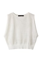 【ミズイロ インド/mizuiro ind】のmesh pattern vest ベスト off white|ID:prp329100003345382