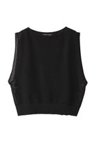 【ミズイロ インド/mizuiro ind】のmesh pattern vest ベスト black|ID:prp329100003345382
