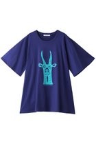 【プレインピープル/PLAIN PEOPLE】のガゼルTシャツ ブルー|ID: prp329100003345393 ipo3291000000032812012