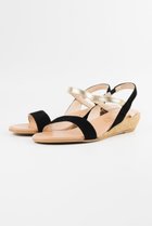 【エスメラルダ/Esmeralda】の【GAIMO】バイカラーストラップサンダル ブラック|ID: prp329100003345398 ipo3291000000035568417