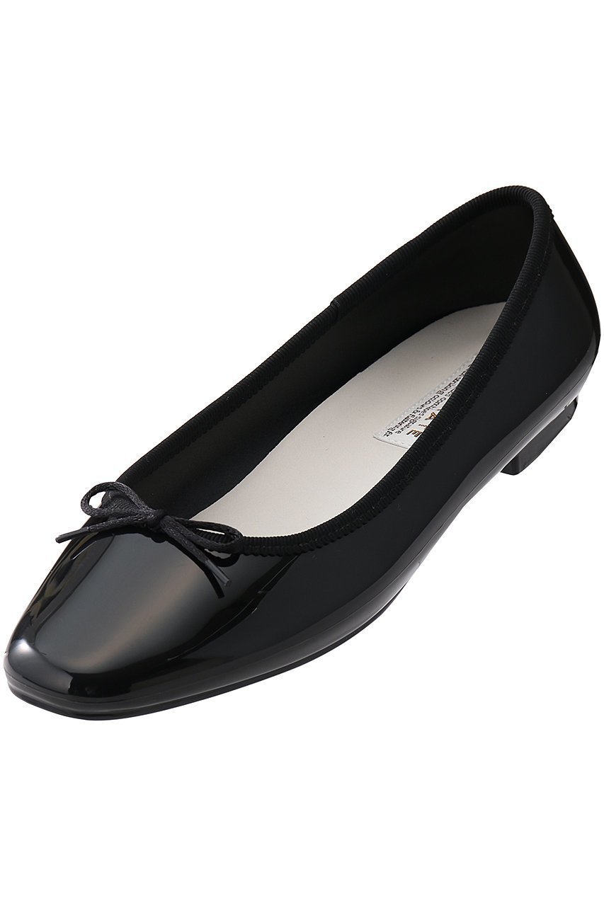 【テンパレイト/TEMPERATE】のEMMA スクエアトゥ バレエシューズ(レイン対応) 人気、トレンドファッション・服の通販 founy(ファニー) 　ファッション　Fashion　レディースファッション　Fashion for Women　インソール　Shoe Insole　シューズ　Shoes, Footwear　トレンド　Trend, Trending Now　バレエ　Ballet, Ballet Style　フラット　Flat, Flat Shoes　ラバー　Rubber, Rubber Sole　リボン　Ribbon, Bow　レイン　Rain, Rainproof　定番　Standard, Basic Item　other-4|ID: prp329100003345408 ipo3291000000035558338