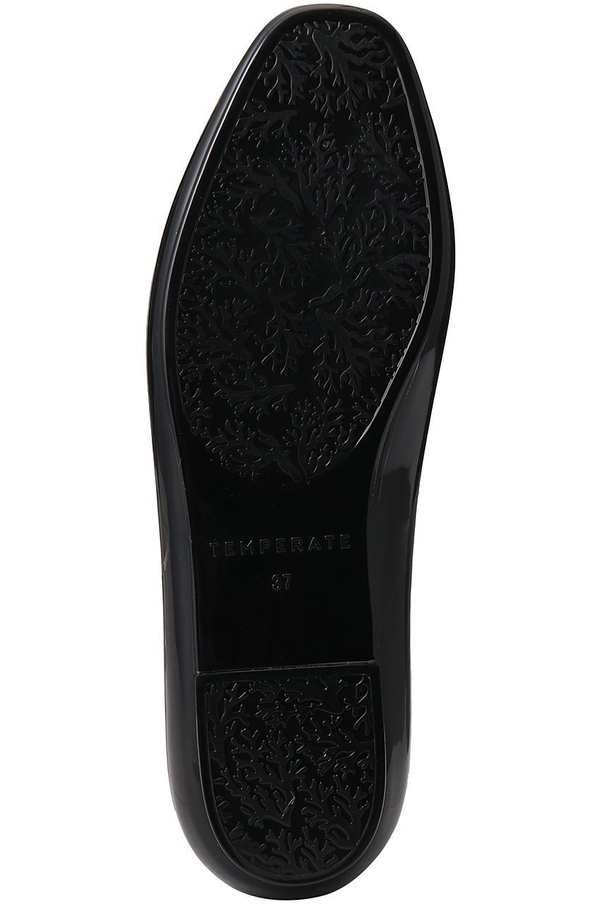 【テンパレイト/TEMPERATE】のEMMA スクエアトゥ バレエシューズ(レイン対応) 人気、トレンドファッション・服の通販 founy(ファニー) 　ファッション　Fashion　レディースファッション　Fashion for Women　インソール　Shoe Insole　シューズ　Shoes, Footwear　トレンド　Trend, Trending Now　バレエ　Ballet, Ballet Style　フラット　Flat, Flat Shoes　ラバー　Rubber, Rubber Sole　リボン　Ribbon, Bow　レイン　Rain, Rainproof　定番　Standard, Basic Item　other-5|ID: prp329100003345408 ipo3291000000035558339