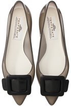 【テンパレイト/TEMPERATE】のNINA バックルベルト ポインテッドパンプス(レイン対応) CLEAR BLACK|ID: prp329100003345410 ipo3291000000035905995