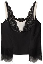 【プランク プロジェクト/PRANK PROJECT】のレースキャミトップス / Lace Camisole Tops 人気、トレンドファッション・服の通販 founy(ファニー) ファッション Fashion レディースファッション WOMEN トップス・カットソー Tops/Tshirt キャミソール / ノースリーブ No Sleeves シャツ/ブラウス Shirts/Blouses ロング / Tシャツ T-Shirts カットソー Cut and Sewn おすすめ Recommend キャミソール Camisole クール Cool サテン Satin スポーティ Sporty タンク Tank フェミニン Feminine ボトム Bottom レース Race エレガント 上品 Elegant 夏 Summer thumbnail BLK(ブラック)|ID: prp329100003345416 ipo3291000000029771895