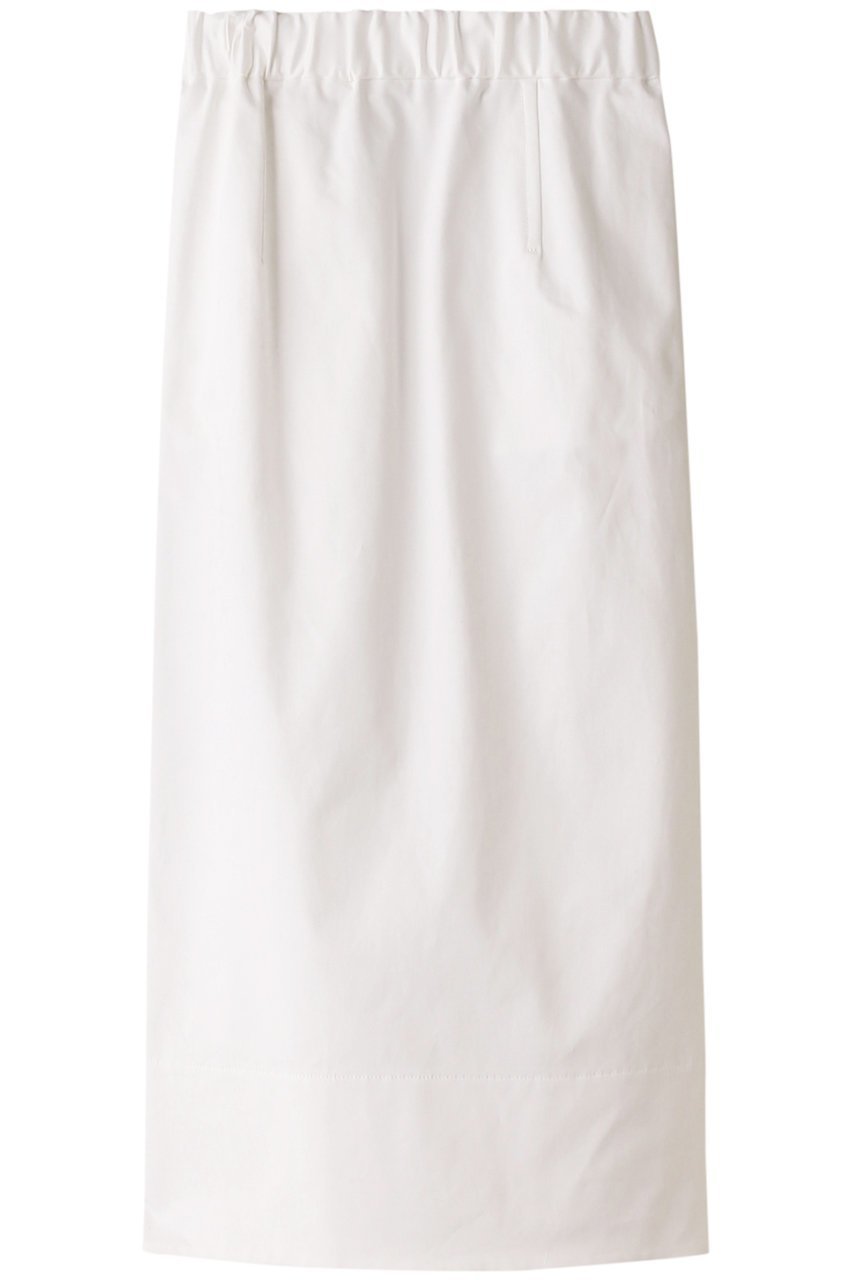 【エブール/ebure】のホワイトコットン イージータイトスカート 人気、トレンドファッション・服の通販 founy(ファニー) 　ファッション　Fashion　レディースファッション　WOMEN　スカート　Skirt　ロングスカート　Long Skirt　おすすめ　Recommend　ギャザー　サテン　シンプル　ストレッチ　タイトスカート　フラット　フロント　ロング　 other-1|ID: prp329100003345429 ipo3291000000022302840