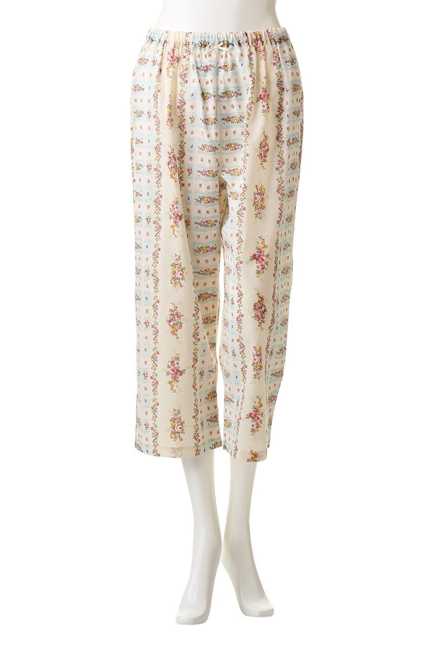 【イクコ/IKUKO】のシングルガーゼ花柄プリントパフスリーブパジャマ 人気、トレンドファッション・服の通販 founy(ファニー) 　ファッション　Fashion　レディースファッション　WOMEN　スリーブ　Sleeve　パジャマ　Pajamas　フェミニン　Feminine　プリント　Print　リボン　Ribbon　other-6|ID: prp329100003347177 ipo3291000000031407599