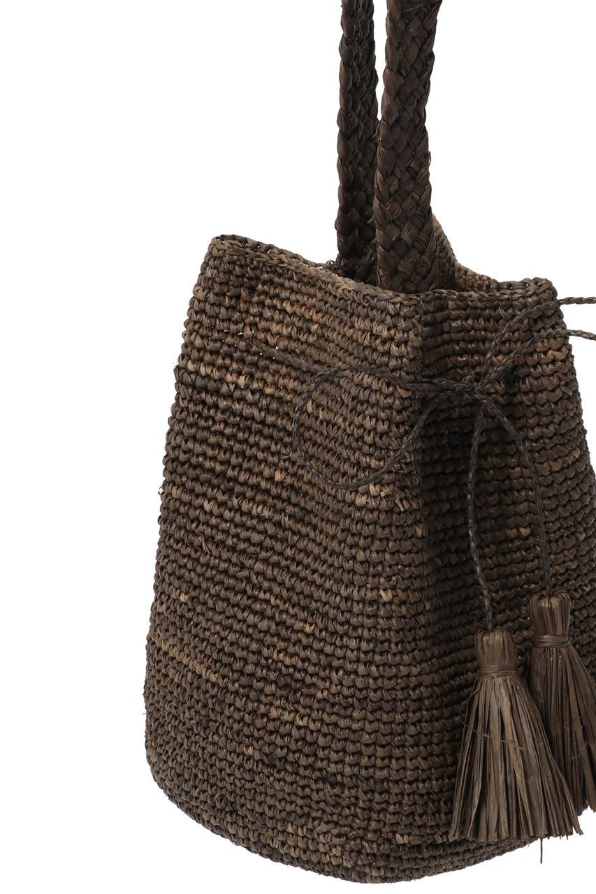 【プリスティン/PRISTINE】のラフィア巾着ミニバッグ 人気、トレンドファッション・服の通販 founy(ファニー) 　ファッション　Fashion　レディースファッション　Fashion for Women　バッグ　Bags　ラフィア　Raffia, Natural Straw　夏　Summer　巾着　Drawstring Bag, Kinchaku　春　Spring　S/S・春夏　SS, Spring/Summer, Warm Season　other-4|ID: prp329100003347210 ipo3291000000035692460