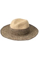 【プリスティン/PRISTINE】のラフィアコンビカラー中折ハット ブラウン|ID: prp329100003347211 ipo3291000000036240271