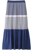 【ミディウミソリッド/MIDIUMISOLID】のpattern knitting SK スカート ブルー|ID:prp329100003349505
