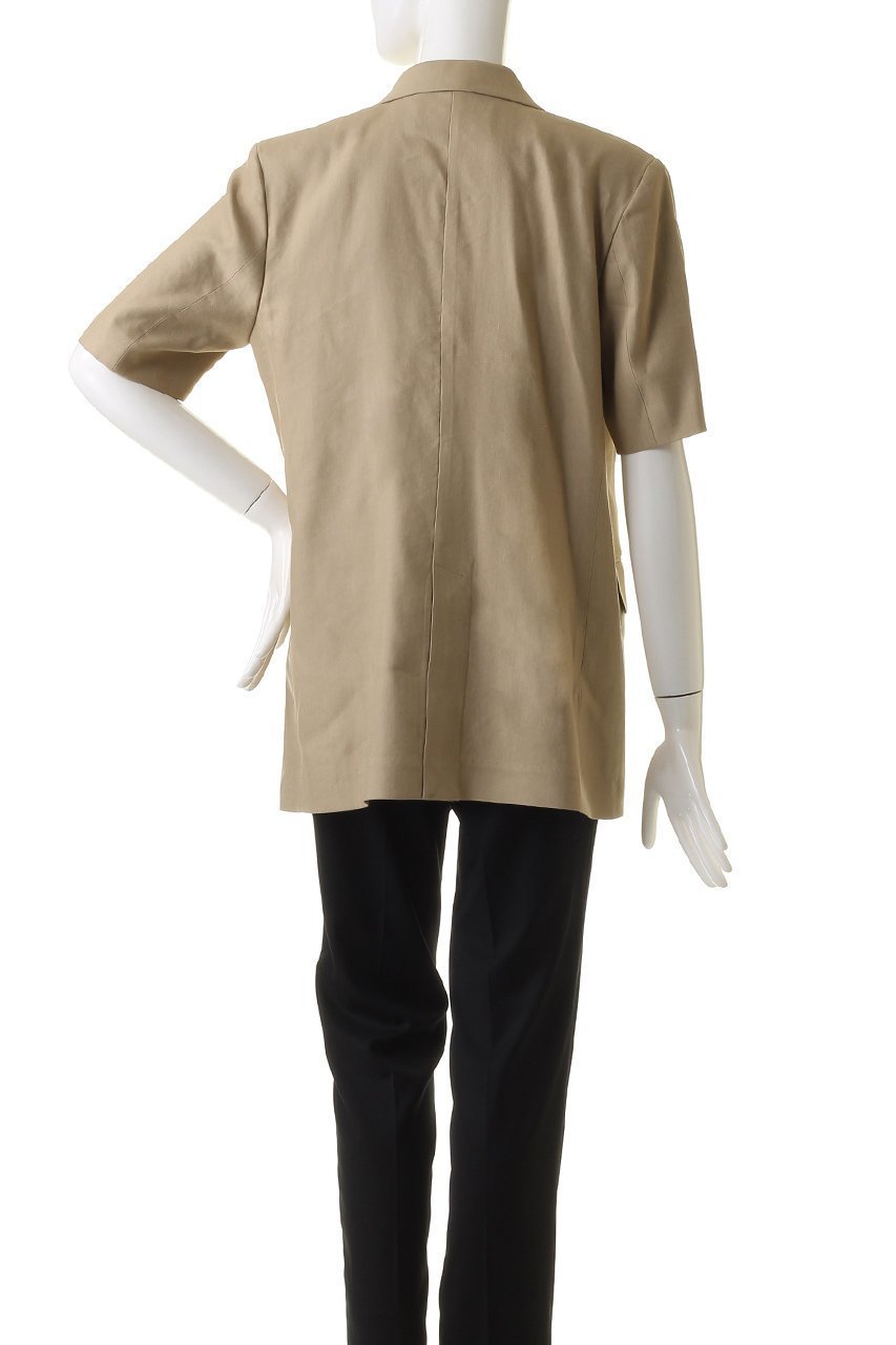 【サードマガジン/THIRD MAGAZINE】のリネン混ショートスリーブジャケット 人気、トレンドファッション・服の通販 founy(ファニー) 　ファッション　Fashion　レディースファッション　Fashion for Women　アウター　Coat / Outerwear Collection　レディースジャケット・軽アウター　Jackets　シンプル　Simple, Minimal　ジャケット　Jacket, Outerwear　スリーブ　Sleeve, Long Sleeve / Short Sleeve　ダブル　Double, Double-Breasted　ハーフ　Half, Half-Length　リネン　Linen, Linen Fabric　半袖　Short Sleeve, Half Sleeve　夏　Summer　春　Spring　S/S・春夏　SS, Spring/Summer, Warm Season　other-4|ID: prp329100003354378 ipo3291000000035655314