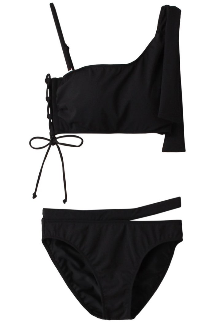 【レイール/Reir】の【San-ai Resort】Eco RibワンショルダーWアップ インテリア・キッズ・メンズ・レディースファッション・服の通販 founy(ファニー) https://founy.com/ ファッション Fashion レディースファッション Fashion for Women 水着 Swimwear レディース水着・ビーチウェア Swimwear & Beachwear アンダー Underwear Essentials ショルダー Shoulder, Shoulder Strap ショーツ Shorts, Short Pants スポーツ Sports, Activewear トレンド Trend, Trending Now ビーチ Beach, Seaside リボン Ribbon, Bow ワイヤー Wire, Wired Bra 水着 Swimsuit, Swimwear |ID: prp329100003361745 ipo3291000000035445937