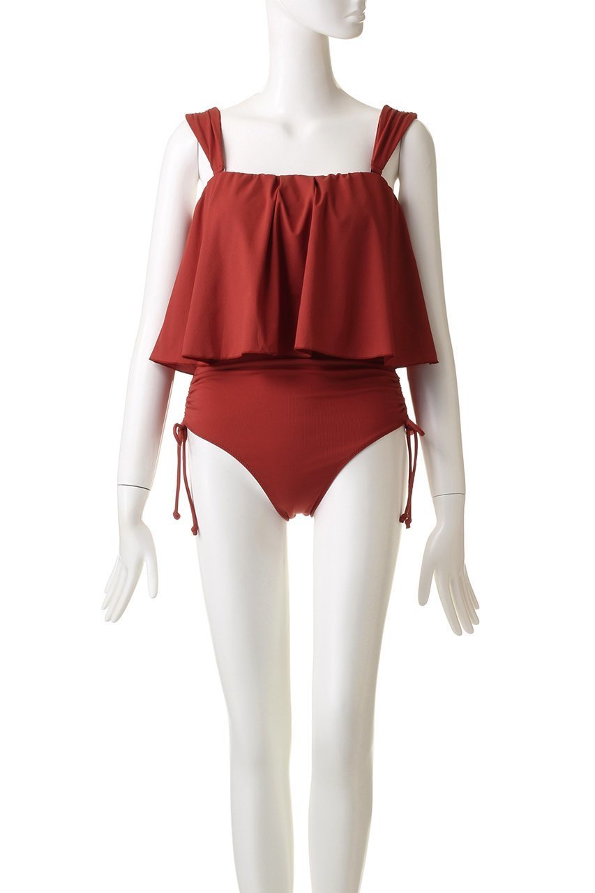 【レイール/Reir】の【San-ai Resort】Eco Ribワンピ見えビキニ 人気、トレンドファッション・服の通販 founy(ファニー) ファッション Fashion レディースファッション Fashion for Women 水着 Swimwear レディース水着・ビーチウェア Swimwear & Beachwear ギャザー Gathered, Ruffled ストレッチ Stretch, Stretchy Fabric スポーツ Sports, Activewear セパレート Separate, Two-Piece ビキニ Bikini, Two-Piece Swimsuit フレア Flare, Flared ラップ Wrap, Wrap Design リラックス Relax, Relaxed Fit ワイヤー Wire, Wired Bra 水着 Swimsuit, Swimwear other-2|ID: prp329100003361751 ipo3291000000035856620