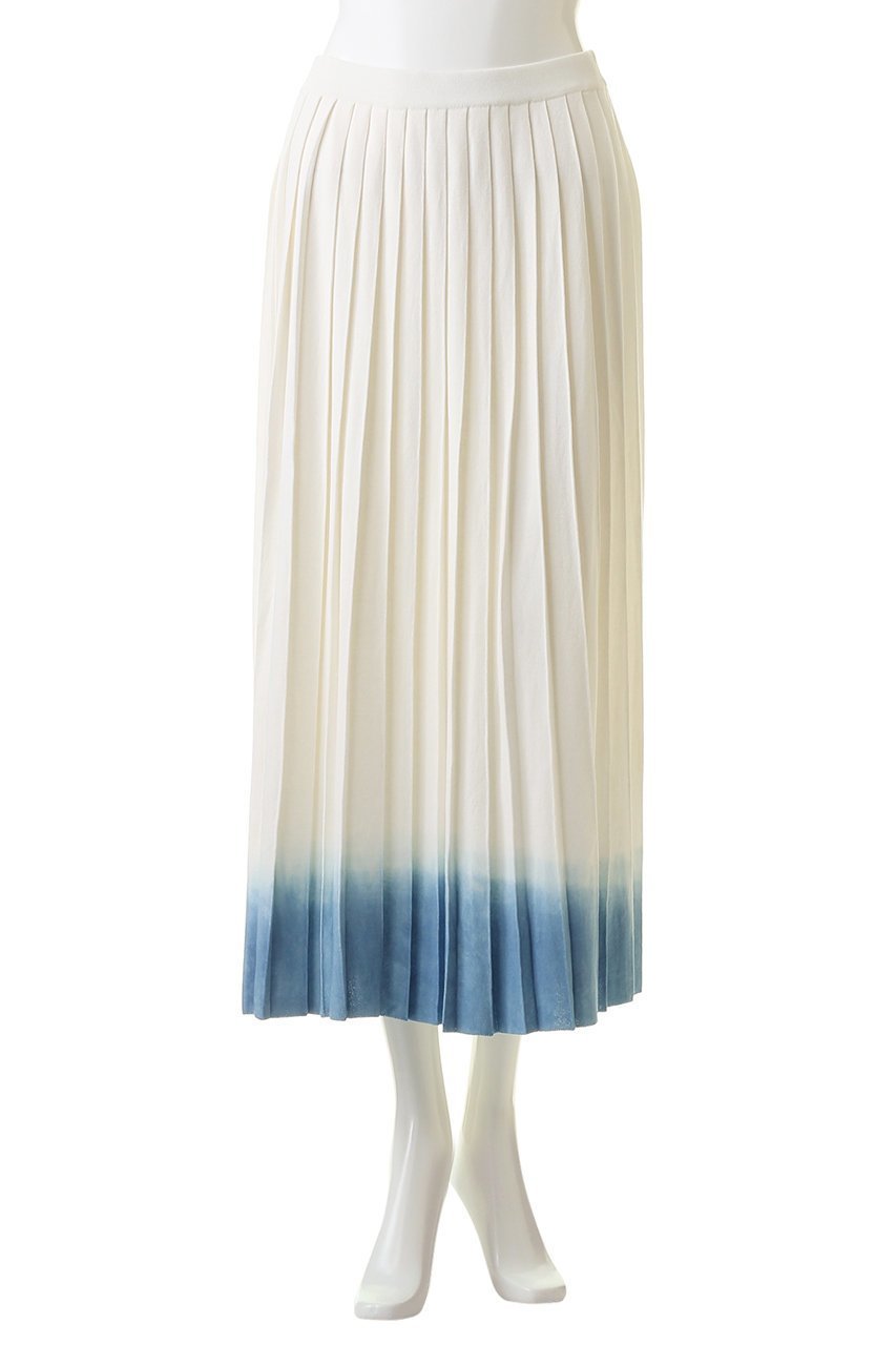 【プリスティン/PRISTINE】のニットプリーツスカートグラデ染 人気、トレンドファッション・服の通販 founy(ファニー) 　ファッション　Fashion　レディースファッション　WOMEN　スカート　Skirt　プリーツスカート　Pleated Skirts　ロングスカート　Long Skirt　グラデーション　Gradation　プリーツ　Pleats　ロング　Long　other-2|ID: prp329100003361762 ipo3291000000031407156