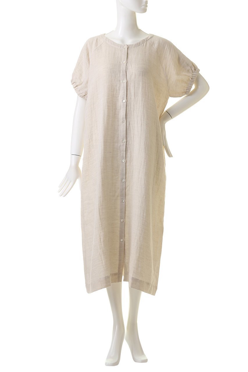 【プリスティン/PRISTINE】のCLパフスリーブOP 人気、トレンドファッション・服の通販 founy(ファニー) 　ファッション　Fashion　レディースファッション　Fashion for Women　ワンピース　Dresses　チュニック　Tunic Tops & Dresses　お家時間・ステイホーム　Stay Home / At Home　スリーブ　Sleeve, Long Sleeve / Short Sleeve　ダブル　Double, Double-Breasted　チュニック　Tunic, Long Top　リネン　Linen, Linen Fabric　ロング　Long, Long-Length　夏　Summer　春　Spring　S/S・春夏　SS, Spring/Summer, Warm Season　other-2|ID: prp329100003361763 ipo3291000000032902071