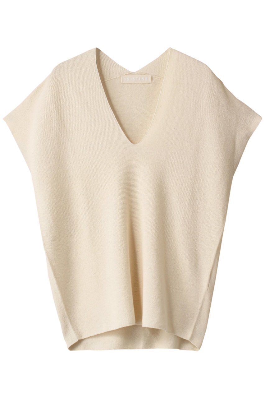 【プリスティン/PRISTINE】のペーパーコットンフレンチスリーブPO 人気、トレンドファッション・服の通販 founy(ファニー) 　ファッション　Fashion　レディースファッション　Fashion for Women　トップス・カットソー　Cut & Sew Tops　シャツ・ブラウス・オフィスカジュアル　Elegant Blouses & Button-Ups　ロングTシャツ・Tシャツ　Longline T-Shirts & Tees　カットソー・ベーシックTシャツ　Cut-and-Sewn Tops / Stretch Tees & Basics　サマー　Summer, Summer Style　ショート　Short, Short Length　シンプル　Simple, Minimal　スリーブ　Sleeve, Long Sleeve / Short Sleeve　フレンチ　French, French Style　ペーパー　Paper, Kraft Paper　夏　Summer　春　Spring　S/S・春夏　SS, Spring/Summer, Warm Season　 other-1|ID: prp329100003361766 ipo3291000000037006181