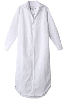 【フランク&アイリーン/Frank&Eileen】 RORY ストーンウォッシュドインディゴ ホワイトデニムシャツ人気、トレンドファッション・服の通販 founy(ファニー) ファッション Fashion レディースファッション Fashion for Women トップス・カットソー Cut & Sew Tops シャツ・ブラウス・オフィスカジュアル Elegant Blouses & Button-Ups スリム Slim, Slim Fit スリーブ Sleeve, Long Sleeve / Short Sleeve デニム Denim, Jeans Material ロング Long, Long-Length 定番 Standard, Basic Item |ID:prp329100003361784