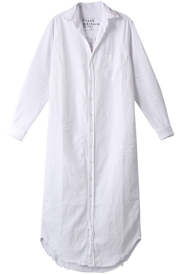 【フランク&アイリーン/Frank&Eileen】のRORY ストーンウォッシュドインディゴ ホワイトデニムシャツ インテリア・キッズ・メンズ・レディースファッション・服の通販 founy(ファニー) https://founy.com/ ファッション Fashion レディースファッション Fashion for Women トップス・カットソー Cut & Sew Tops シャツ・ブラウス・オフィスカジュアル Elegant Blouses & Button-Ups スリム Slim, Slim Fit スリーブ Sleeve, Long Sleeve / Short Sleeve デニム Denim, Jeans Material ロング Long, Long-Length 定番 Standard, Basic Item |ID: prp329100003361784 ipo3291000000036082293