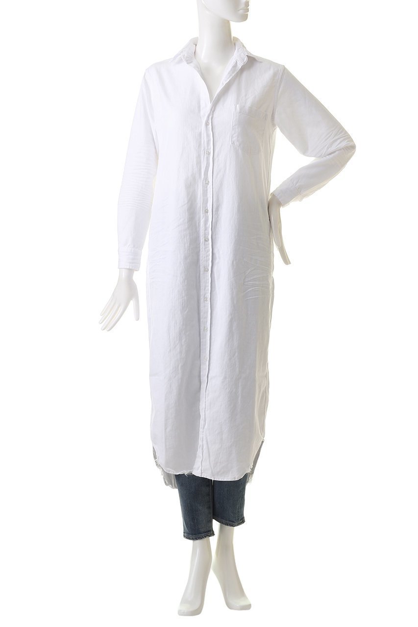 【フランク&アイリーン/Frank&Eileen】のRORY ストーンウォッシュドインディゴ ホワイトデニムシャツ 人気、トレンドファッション・服の通販 founy(ファニー) ファッション Fashion レディースファッション Fashion for Women トップス・カットソー Cut & Sew Tops シャツ・ブラウス・オフィスカジュアル Elegant Blouses & Button-Ups スリム Slim, Slim Fit スリーブ Sleeve, Long Sleeve / Short Sleeve デニム Denim, Jeans Material ロング Long, Long-Length 定番 Standard, Basic Item other-2|ID: prp329100003361784 ipo3291000000036082295