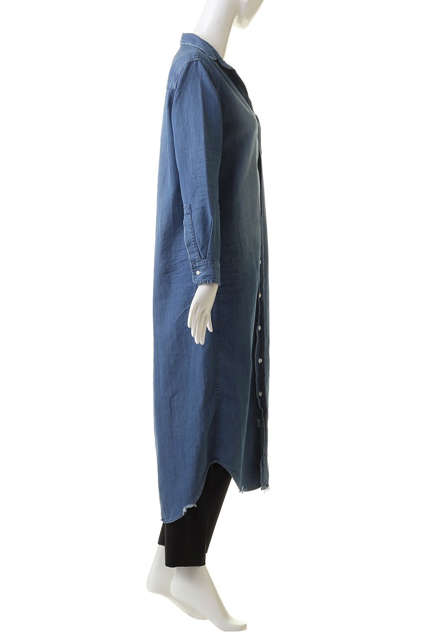 【フランク&アイリーン/Frank&Eileen】のRORY ストーンウォッシュドインディゴ デニムシャツ 人気、トレンドファッション・服の通販 founy(ファニー) 　ファッション　Fashion　レディースファッション　WOMEN　トップス・カットソー　Tops/Tshirt　シャツ/ブラウス　Shirts/Blouses　スリーブ　Sleeve　デニム　Denim　ロング　Long　定番　Standard　other-3|ID: prp329100003361785 ipo3291000000031407296
