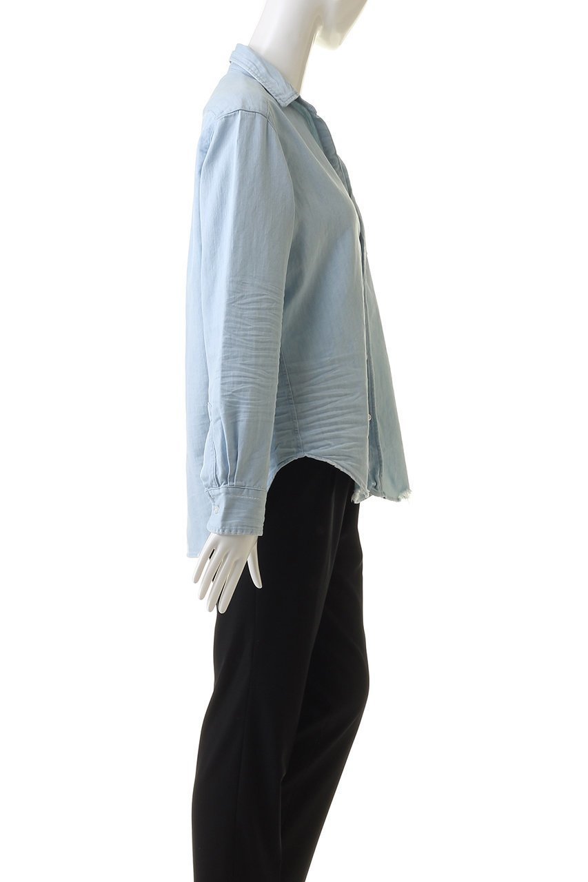【フランク&アイリーン/Frank&Eileen】のEILEEN ストーンウォッシュドインディゴ ブルーデニムシャツ 人気、トレンドファッション・服の通販 founy(ファニー) 　ファッション　Fashion　レディースファッション　WOMEN　トップス・カットソー　Tops/Tshirt　シャツ/ブラウス　Shirts/Blouses　スリーブ　Sleeve　ダメージ　Damage　ポケット　Pocket　ロング　Long　今季　This Season　夏　Summer　定番　Standard　春　Spring　S/S・春夏　Ss・Spring/Summer　other-3|ID: prp329100003361786 ipo3291000000031407304