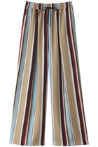 【ランバン オン ブルー/LANVIN en Bleu】のSable parette stripeパンツ ベージュ|ID:prp329100003374238
