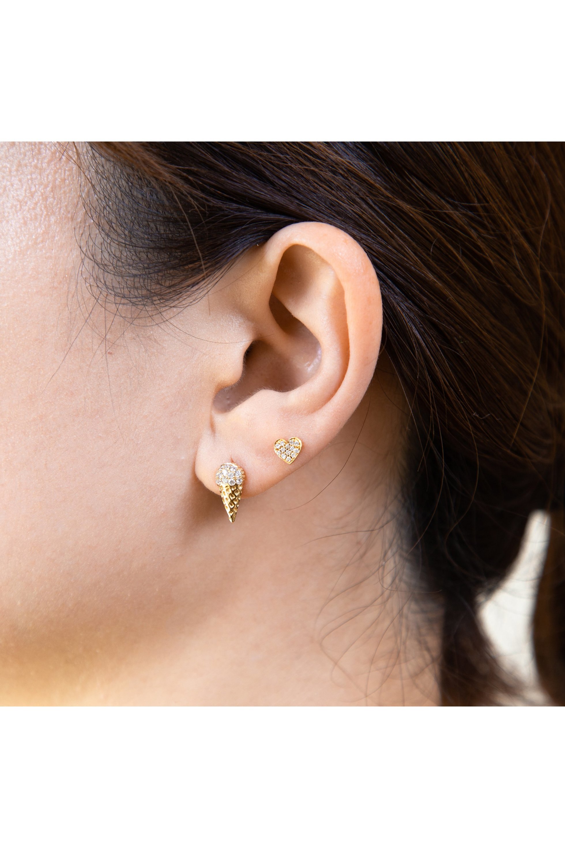 【ビジュードエム/Bijou de M】のプチハートピアス(片耳用) 人気、トレンドファッション・服の通販 founy(ファニー) 　ファッション　Fashion　レディースファッション　Fashion for Women　ジュエリー　Jewelry　ファッションリング　Fashion Rings　イヤリング・フープ・ドロップタイプ　Hoop, Drop & Clip Earrings　イヤリング　Earrings　ギフト プレゼント　Gift / Present　モチーフ　Motif, Design Theme　人気　Popular, Best Seller　定番　Standard, Basic Item　片耳　One-Ear, Single Earring　other-2|ID: prp329100003374263 ipo3291000000033450885