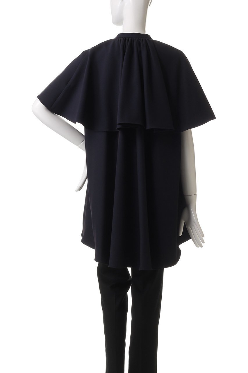 【ル フィル/LE PHIL】の2WAYツイルケープブラウス 人気、トレンドファッション・服の通販 founy(ファニー) 　ファッション　Fashion　レディースファッション　Fashion for Women　トップス・カットソー　Cut & Sew Tops　シャツ・ブラウス・オフィスカジュアル　Elegant Blouses & Button-Ups　コンパクト　Compact, Small Size　ショート　Short, Short Length　ストレッチ　Stretch, Stretchy Fabric　スリーブ　Sleeve, Long Sleeve / Short Sleeve　セットアップ　Set-Up, Coordinated Outfit　ツイル　Twist, Twisted Detail　トレンド　Trend, Trending Now　ドレープ　Drape, Draping Fabric　ノースリーブ　Sleeveless, No-Sleeve　バランス　Balance, Style Balance　ベーシック　Basic, Essential　エレガント 上品　Elegant　other-4|ID: prp329100003377157 ipo3291000000032873957