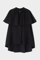 【ル フィル/LE PHIL】の2WAYツイルケープブラウス ブラック|ID:prp329100003377157