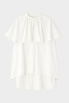 【ル フィル/LE PHIL】の2WAYツイルケープブラウス ホワイト|ID:prp329100003377157