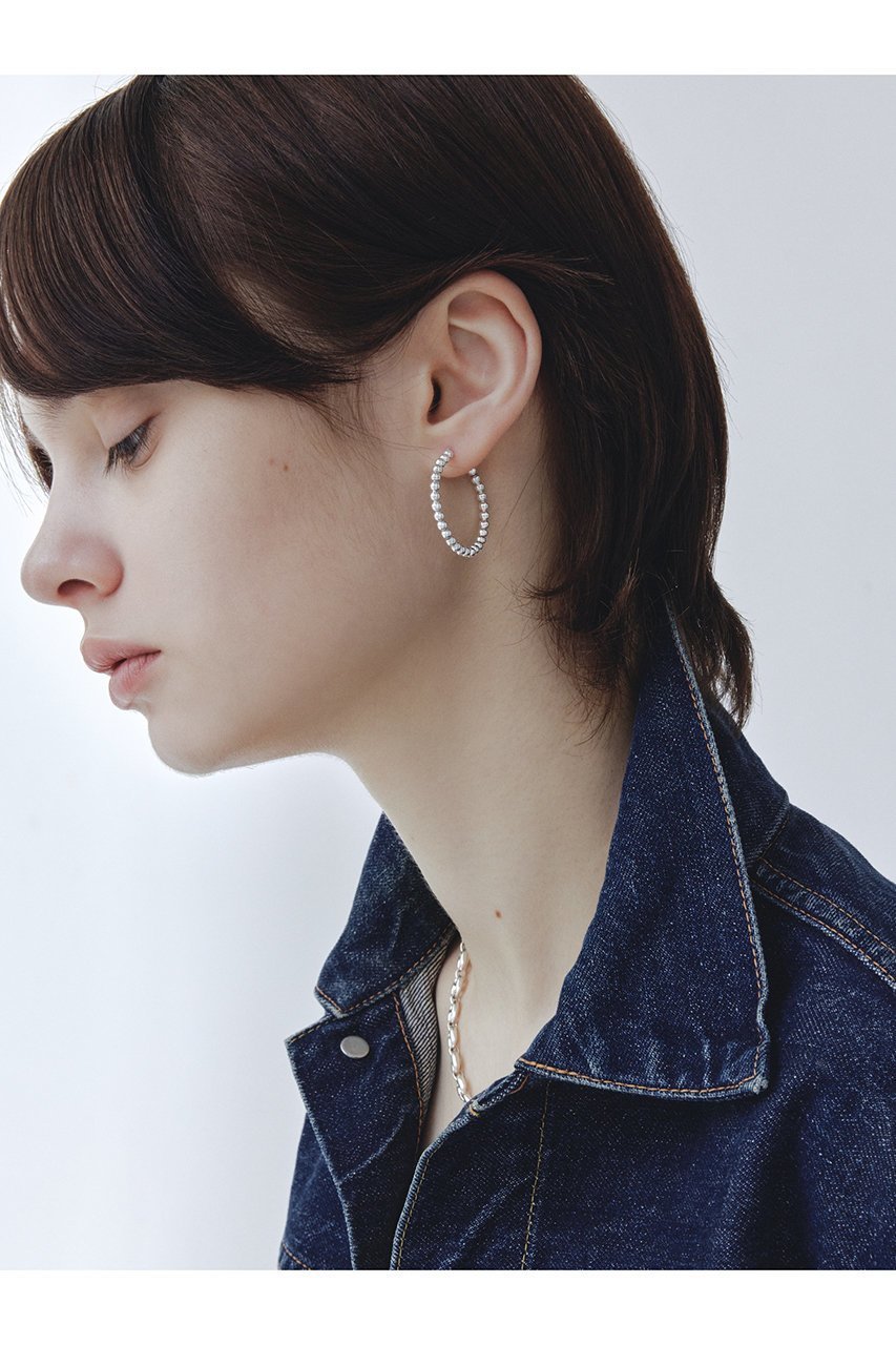 【クイップ クエイント/quip queint】のbowling hoop ピアス 人気、トレンドファッション・服の通販 founy(ファニー) ファッション Fashion レディースファッション Fashion for Women ジュエリー Jewelry ファッションリング Fashion Rings イヤリング・フープ・ドロップタイプ Hoop, Drop & Clip Earrings イヤリング Earrings シルバー Silver, Metallic Silver テクスチャー Texture, Textured Fabric デニム Denim, Jeans Material フープ Hoop, Hoop Earrings メタル Metal, Metal Parts other-3|ID: prp329100003377175 ipo3291000000036144917