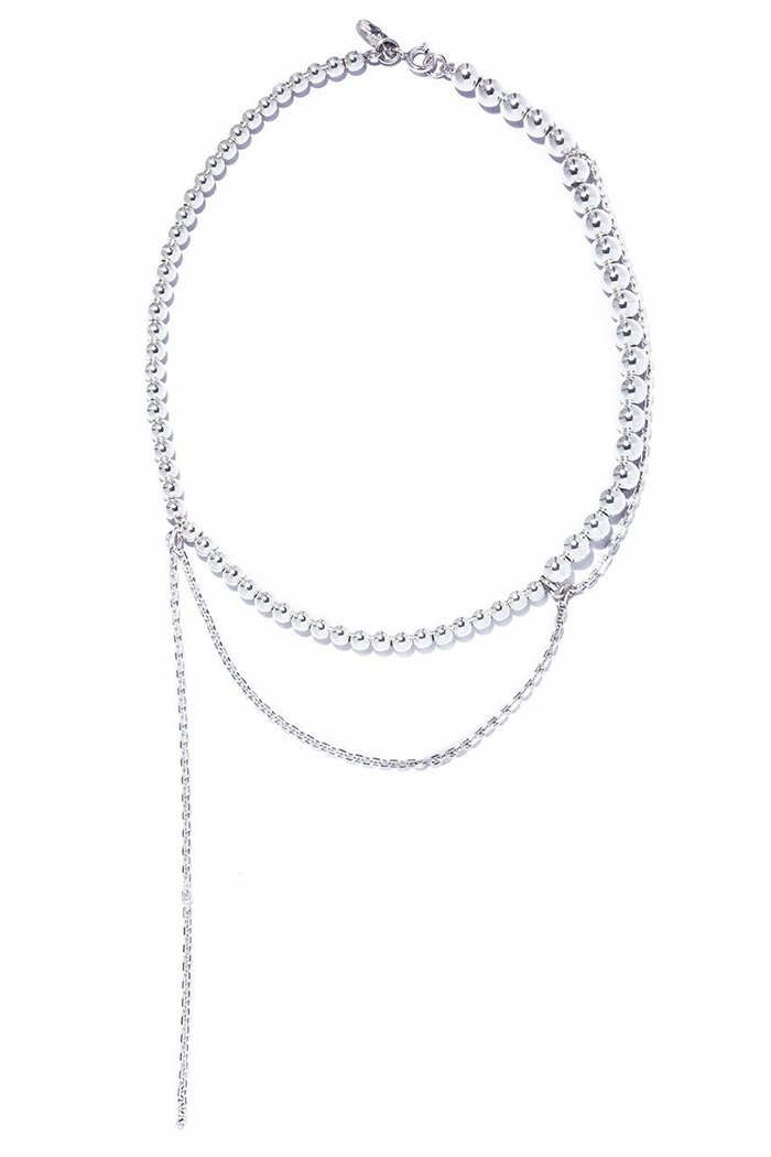 【クイップ クエイント/quip queint】のbowling mix chain ネックレス インテリア・キッズ・メンズ・レディースファッション・服の通販 founy(ファニー) https://founy.com/ ファッション Fashion レディースファッション Fashion for Women ジュエリー Jewelry ネックレス Necklaces & Pendants シルバー Silver, Metallic Silver チェーン Chain, Chain Strap ネックレス Necklace, Pendant Necklace ミックス Mix, Mixed Style |ID: prp329100003377181 ipo3291000000036144307